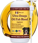 Natural Company Ultra Omega Oil For Dogs 2000 Mg 3, 6, 9 With Salmon. Fixed Price $42.99.