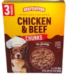 Beefeaters Chicken & Chunks In Gravy Dog Food 1 Pk Of 3-3OZ POUCHES-SHIP24. Fixed Price $14.88.