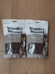 Pack Wonder Bound Peanut Butter Flavor Rawhide Free Twists Treats Exp 10/26. Fixed Price $24.77.