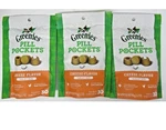 3PK Greenies Dog Pill Pockets For Tablets 30 Ct, 3.2 Oz, Cheese Flavor. Fixed Price $20.71.