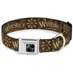 Dog Collar Bone Western Whiskey Star With Text Shadow Repeat Browns/tan Medium 1. Fixed Price $29.63.