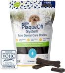 Proden Plaqueoff System Vegetable Flavor Mini Dental Bone Dog Treats, 20 Count. Fixed Price $22.99.