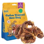 Gazeupon Dog Treats, Chicken Wrapped Meat Ring, Made With Real And Beef,. Fixed Price $39.52.