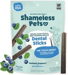 Shameless Pets Dental Treats For Dogs, The Tooth Berry - Healthy Sticks. Fixed Price $10.01.