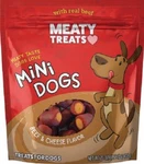 Sunshine Mills Meaty Treats For Dog - Fresh Beef Rice Cheese Chicken Jerky. Fixed Price $16.90.