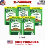 Set 5 Greenies Pill Pockets Natural Dog Treats Peanut Butter Flavor Capsule 60CT. Fixed Price $52.14.