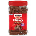 Milk-bone Beef Soft & Chewy Filet Mignon Canister Dog Treats -25OZ. Fixed Price $17.75.