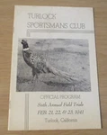 Vtg 1941 "turlock Sportsmans Club" Official Program Field Trials Hunting/dogs. Fixed Price $15.00.
