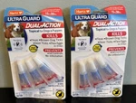 Lot Of 2HARTZ Ultra Guard Dual Action Flea & Tick Drops Dogs Puppies 15 - 30 Lbs. Fixed Price $16.13.
