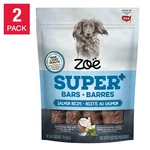 Zoe Super Bars Salmon Recipe 2/2LB Bags. Fixed Price $49.93.