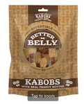 Better Belly Kabobs 10-COUNT Long-lasting Dog Chews With Real Peanut Butter. Fixed Price $15.79.