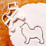 Samoyed Dog Silhouette Cookie Cutter - Bake Siberian Arctic Pet Birthday Treats. Fixed Price $14.91.
