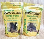 Set Of 2 Bags - Pawtains Large Bones Dog Chew Per Ttl 4 Big Treats. Fixed Price $19.65.