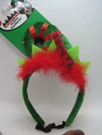 Spot Med/large Green Plush Candy Cane Pet Dog Holiday Headband. Fixed Price $14.00.