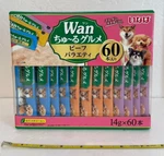 Inaba Wan Churu Gourmet Dog Treats Beef Variety 14 60 Sticks. Fixed Price $76.27.