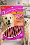 Carolina Prime Real Salmon Jerky Sticks 1 Lb Cardiovascular Health Comida Perros. Fixed Price $24.99.