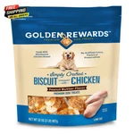 Golden Rewards Peanut Butter Flavor Chicken Dry Biscuit Wrapped Dogs, 32 Oz. Fixed Price $26.71.