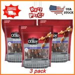 3 Pack Ol Roy 24OZ Beefhide Triple Flavor Kabobs Dry Dog Chews Freeshipping. Fixed Price $41.37.
