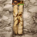 Package Of 2 Hartz Combo Rawhide Pig Skin Chew 10" Bones 8.4OZ Large Dog Treat. Fixed Price $12.97.