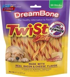 Twist Sticks, Made With Real Bacon And Cheese Flavor, Rawhide-free Chews For Dog. Fixed Price $16.08.