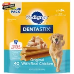 Pedigree Dentastix Original Flavor Dental Treats For Large Dogs 2.08 Lb. Fixed Price $22.65.
