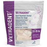 Dechra Vetradent Beef Rawhide Dental For Medium Dogs (11-25 Lbs), 90-CHEWS. Fixed Price $71.97.