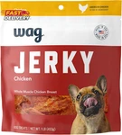Amazon Brand Wag Chewy Whole Muscle American Jerky Dog Treats Chicken. Fixed Price $23.49.