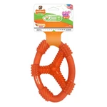 Nylabone Flexi Oval Ring Dog Chew Toy, Chicken Flavor, Medium Up 35 Lb 1 Ct. Fixed Price $20.96.