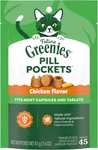 Greenies Feline Pill Pockets For Cats Natural Soft Treats, Chicken Flavor, 1. Fixed Price $8.57.