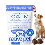 Native Pet Calming Chews For Dogs - Hemp & Melatonin. Fixed Price $32.99.