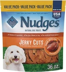 Blue Buffalo Nudges Jerky Cuts Dog Treats, Chicken & Duck, 36-OZ Bag. Fixed Price $23.93.
