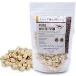 Freeze Dried White Fish Single Ingredient Dog/cat Treat 3OZ, Live Pawsitively. Fixed Price $16.49.