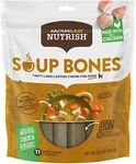 Rachael Ray Nutrish Soup Bones Dog Treats, Chicken & Veggies Flavor, 11. Fixed Price $16.27.