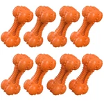 Krauzpet Dog Squeaky Toys For Aggressive Chewers, Long Lasting Tough Rubber. Fixed Price $110.32.