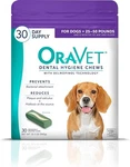 Oravet Dental Chews For Dogs, Oral Care And 30 Count (pack Of 1), Purple. Fixed Price $67.70.