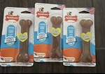 Set Of New Nylabone Chews Best Teething Puppy Chicken Flavor. Medium 35LB. Fixed Price $15.99.