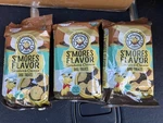 Exclusively Dog S'mores Flavor Sandwich Cremes Treat Cookies, 3 Pack Of 8OZ. Fixed Price $16.00.