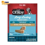 Ol' Roy Peanut Butter Munchy Bones Treats For Dogs, 21 Count, 60 Oz. Fixed Price $25.52.