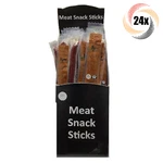 Full Box 24X Sticks Amish Smokehouse Hickory 100% Beef Snack 1.25OZ. Fixed Price $53.14.