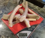 Treat Whitetail Deer Antler Chews - Approximately One Pound Dogs Love Em!. Fixed Price $39.95.