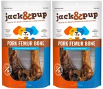 (pack Of 2) Jack & Pup 8 Inch Pig Femur - 2PK Total 4 Bones. Fixed Price $24.44.