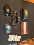 Snowboard Boots, Bag, 2 Goggles With Different Lenses, Used, In Good Shape.. Fixed Price $175.00.