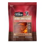 Ol' Roy Smoked Jumbo Pig Ear Chews For Dogs, 10 Oz, 5 Count, Pet Treats, Dry. Fixed Price $15.70.
