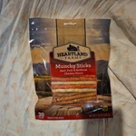(lot Of 8) Bags Heartland Farms Munchy Sticks Beef Pork Chicken Flavor Dog Treat. Fixed Price $32.00.
