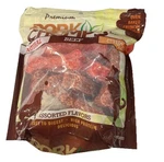 Premium Pork Chomp Dog Treats Best By 04/07/2026. Fixed Price $15.99.