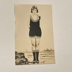 Vtg 1920S Glamour Girl Sunshine Comedies Bathing Beauty Flapper Postcard Rppc. Fixed Price $28.00.