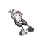 Flat Tugger Wolf Rope Dog Chew Toy With Squeaker. Fixed Price $21.50.