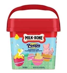 Peeps Marshmallow Flavored Dog Biscuits Treats 22 Ounce Pail. Fixed Price $20.00.