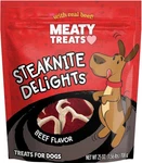 Meaty Treats Steaknite Delights Beef Flavor Dog 25 Oz.. Fixed Price $17.69.