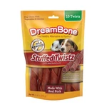 Dreambone Stuffed Twistz Rawhide-free Dog Chews, 10 Count, Chicken & Veggies. Fixed Price $19.60.
